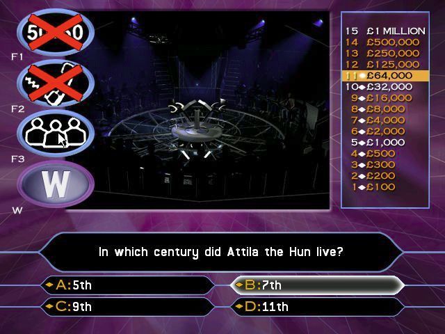 Who Wants To Be A Millionaire 2nd Edition screenshot 4 for Playstation